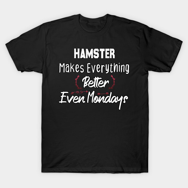 funny Hamster gift, Hamster lovers gift T-Shirt by foxfieldgear